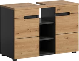 welltime REHAT Waschbeckenunterschrank | Holztöne