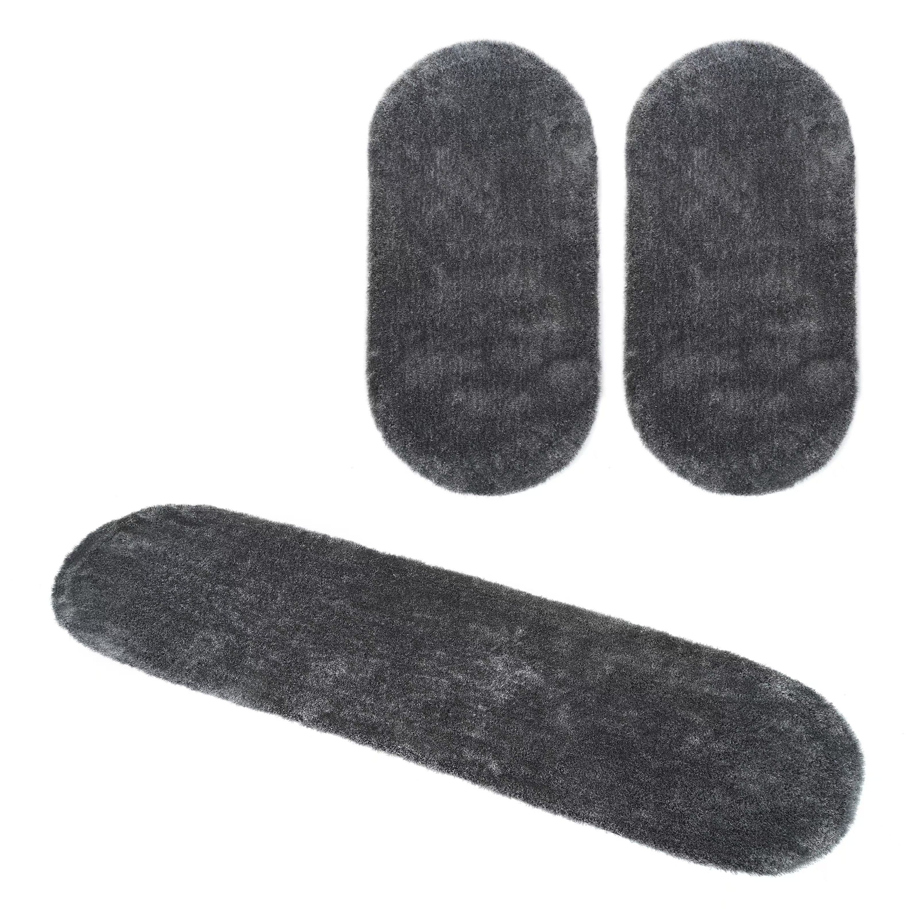 Bruno Banani Hochflor-Bettumrandung Dana Teppich | Grau