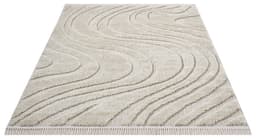 homsy by Ana Johnson Teppich Waavy mit Fransen | Beige