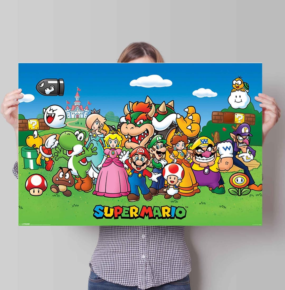 Reinders! Poster Super Mario Comic | Mehrfarbig