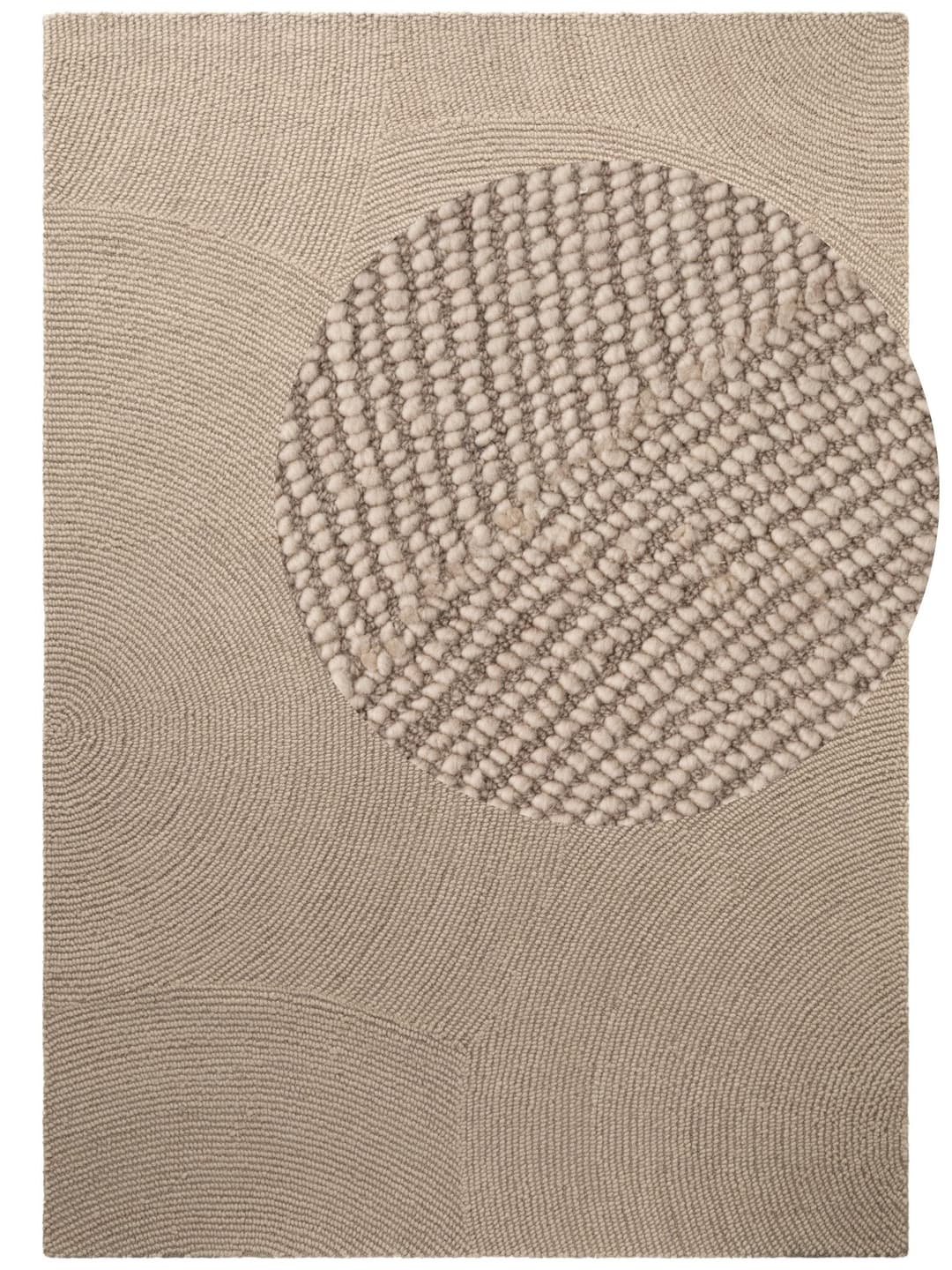 HANSE Home Wollteppich Calmio | Beige