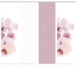 HOME WOHNIDEEN Schiebegardine BONITA 4er SET | Rosa
