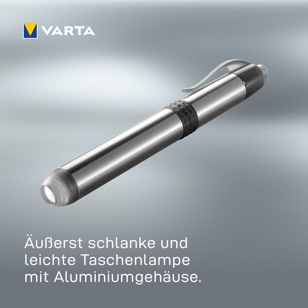 VARTA Pen Light Taschenlampe | Silber