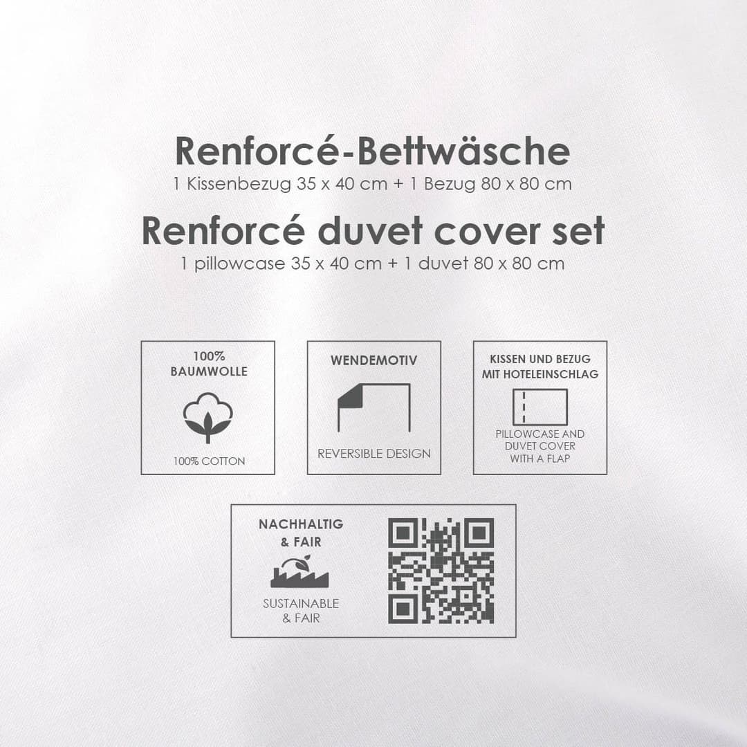 Baby Best Babybettwäsche babybest Woodland Crew | Mehrfarbig
