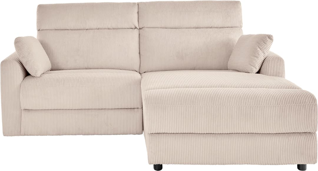 OTTO home Ecksofa JENNA L-Form, 209cm | Beige