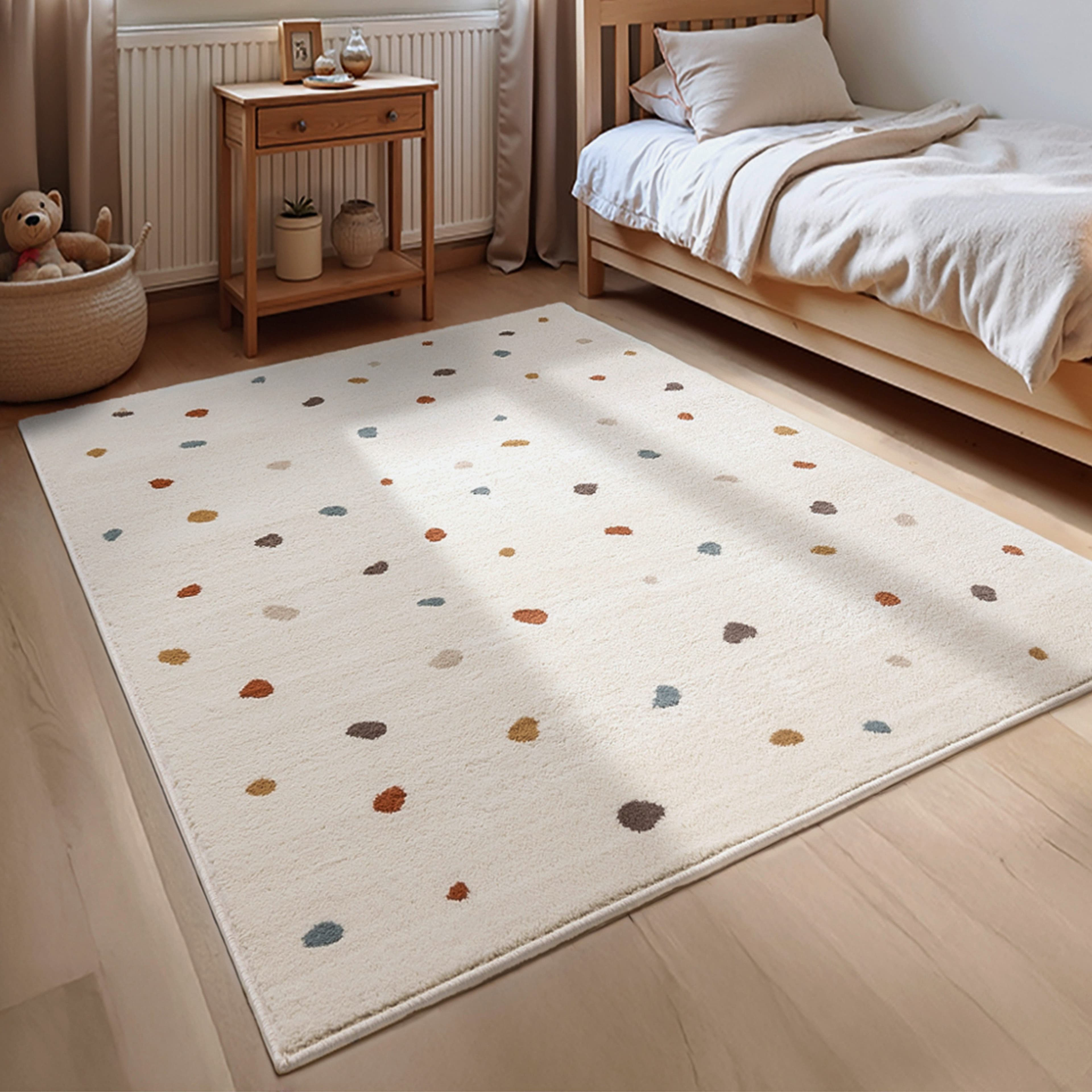 HANSE Home Kinderteppich Funny Dots | Mehrfarbig