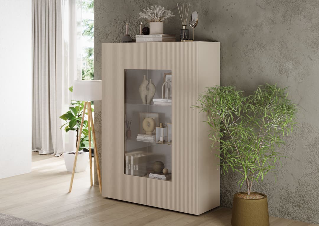 Home affaire Vitrine RIO | Beige