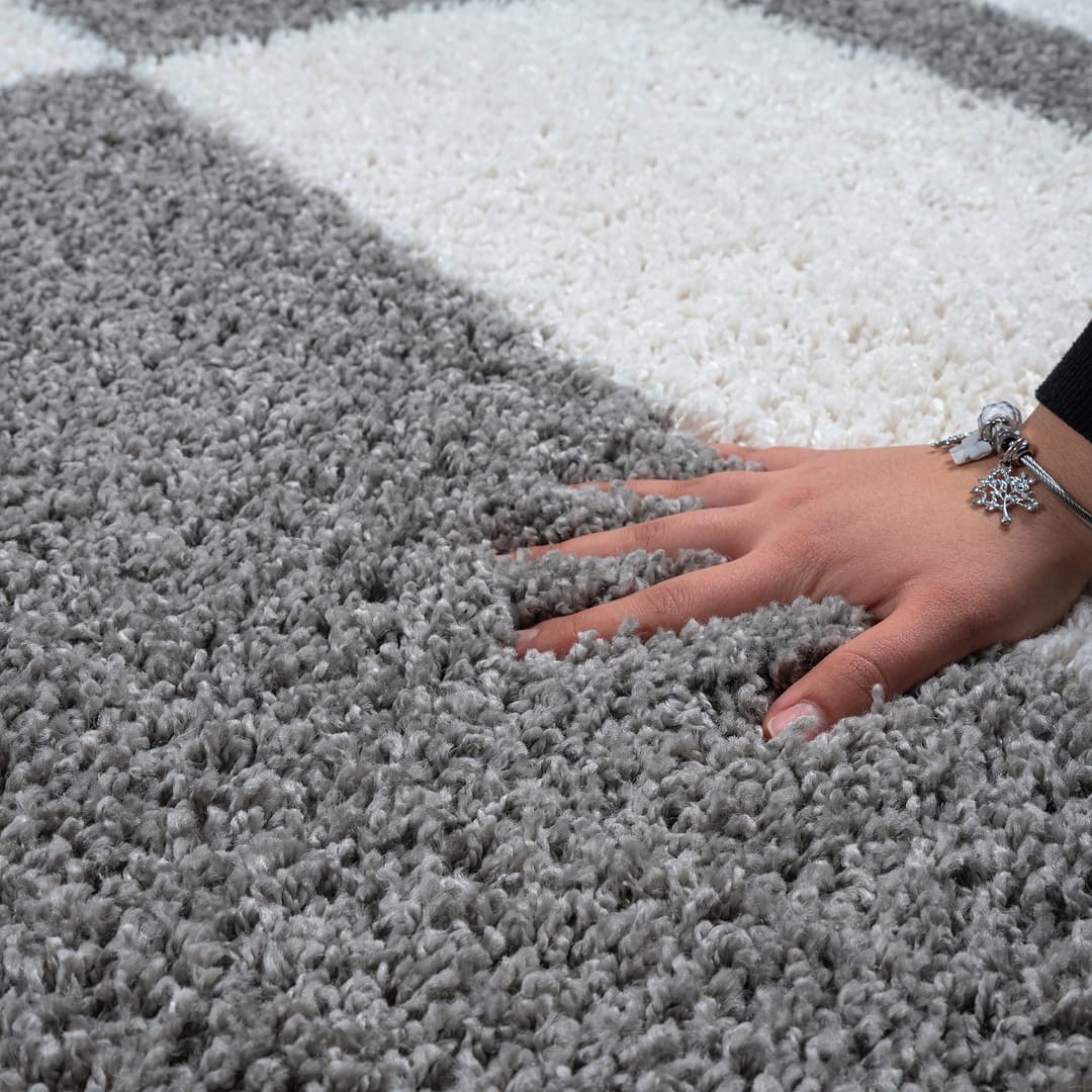 Sanat Hochflor-Teppich Milano 1254 | Grau