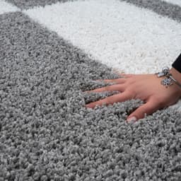 Sanat Hochflor-Teppich Milano 1254 | Grau