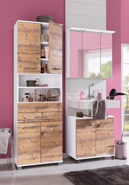 welltime Waschbeckenunterschrank Emmi | Mehrfarbig