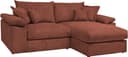 Home affaire Ecksofa Soft&Cosy XL L-Form | Terrakotta 2