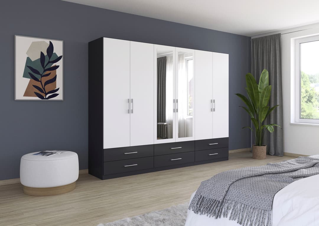 Kleiderschrank HERSBRUCK | Mehrfarbig