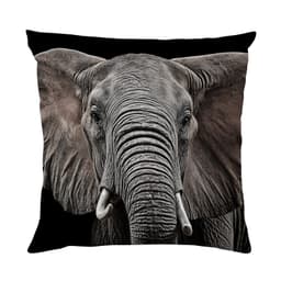 queence Dekokissen Elefant | Schwarz