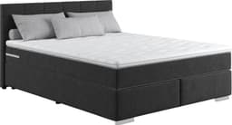 COTTA Boxspringbett Simba | Schwarz