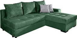 COLLECTION AB Ecksofa Josy L-Form | Grün