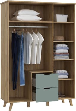 Forte Drehtürenschrank Vankka | Grün