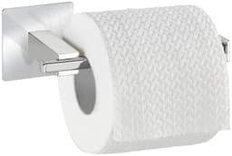 WENKO Toilettenpapierhalter Turbo-Loc Quadro | Silber