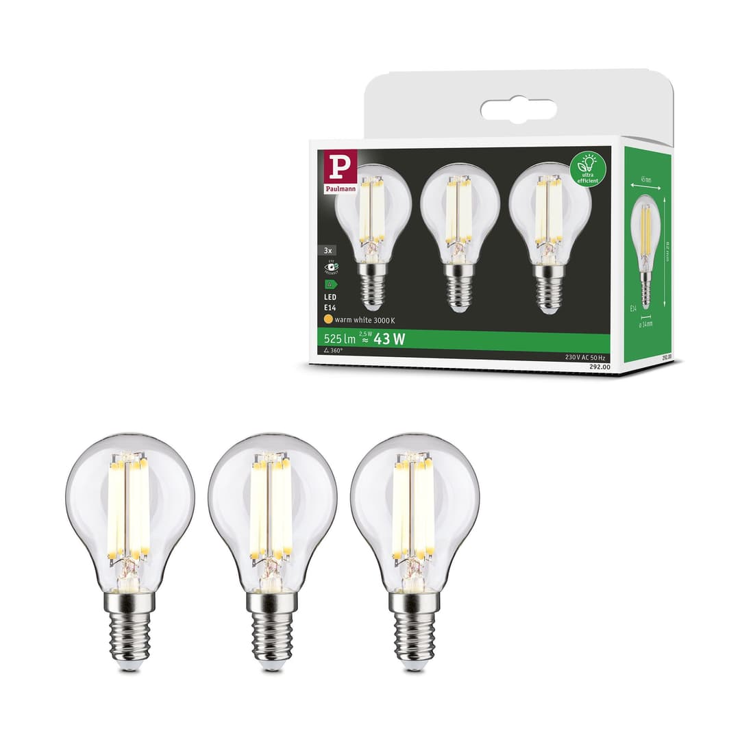 Paulmann LED-Leuchtmittel Eco-Line Filament 230V LED Tropfen E14