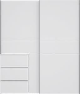 FORTE Winn Schwebetürenschrank | Weiß