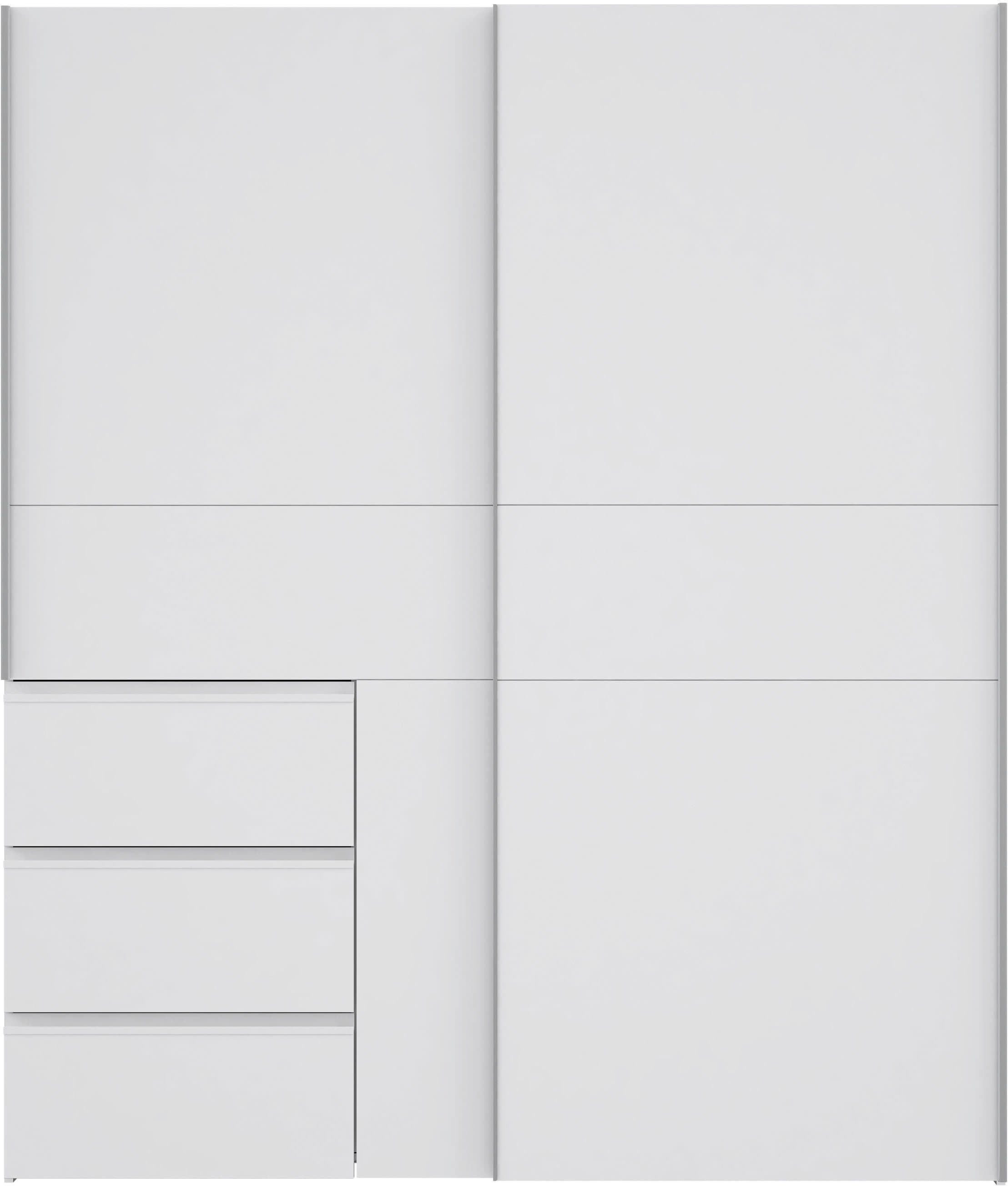FORTE Winn Schwebetürenschrank | Weiß