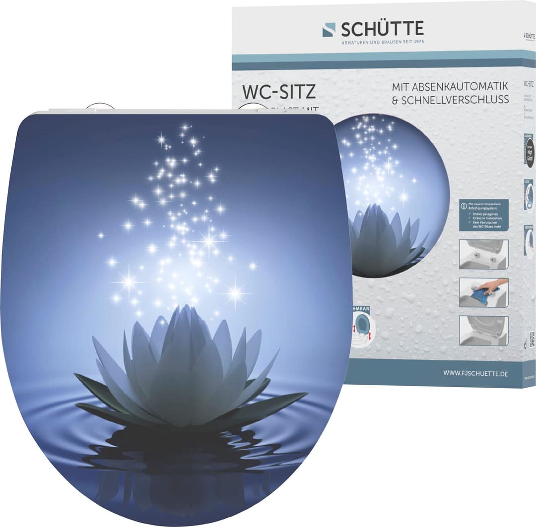 Schütte WC-Sitz Water Lily | Blau
