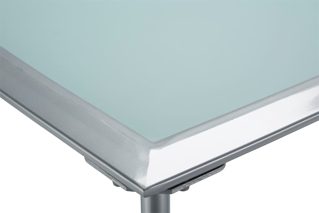 MERXX Gartentisch Lima, 90x150 cm | Silber
