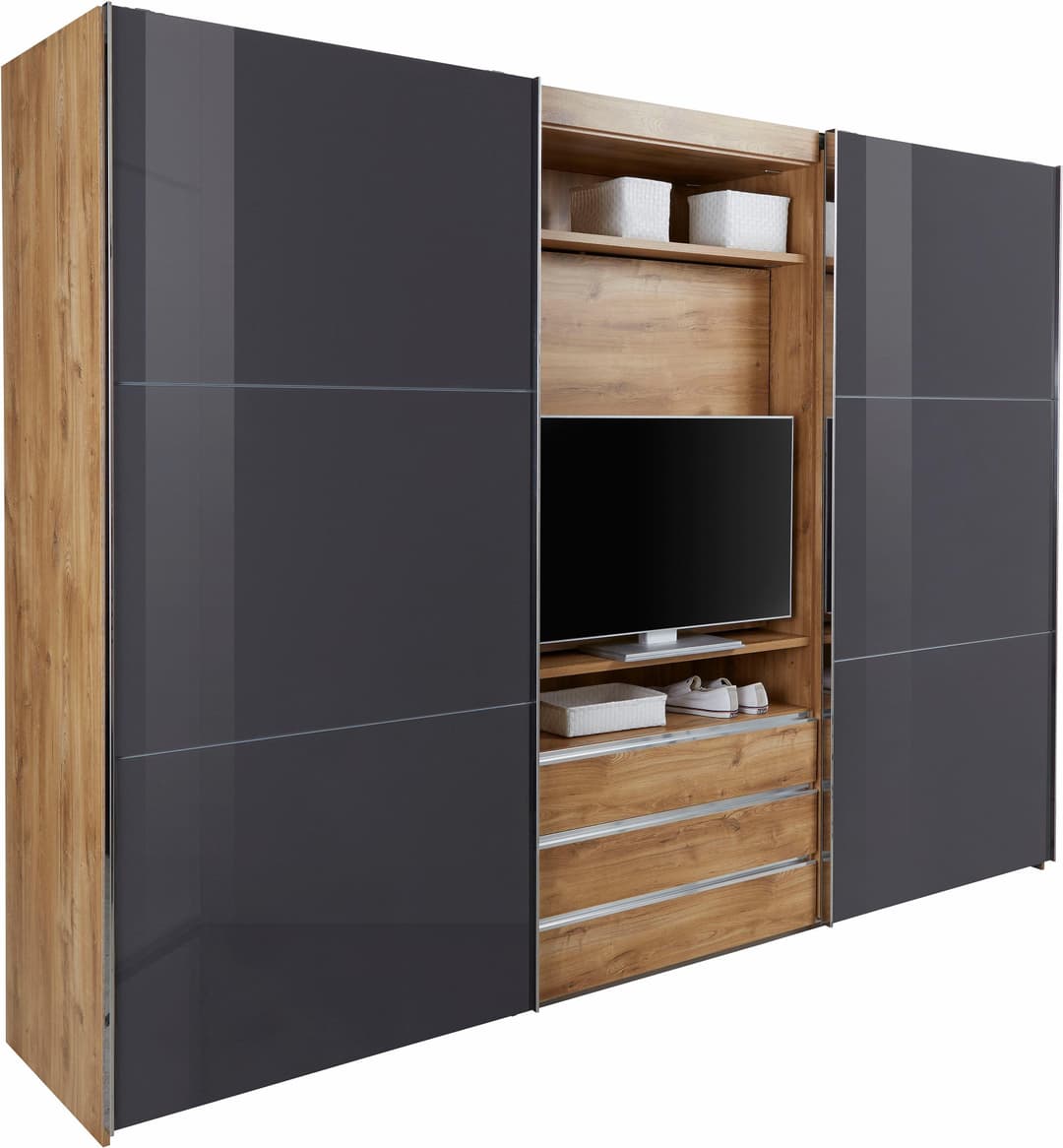 Wimex Schwebetürenschrank Magic | Holztöne