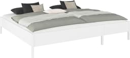 rauch Bett Familienbett XXL Familiengröße Ehebett Doppelbett | Weiß