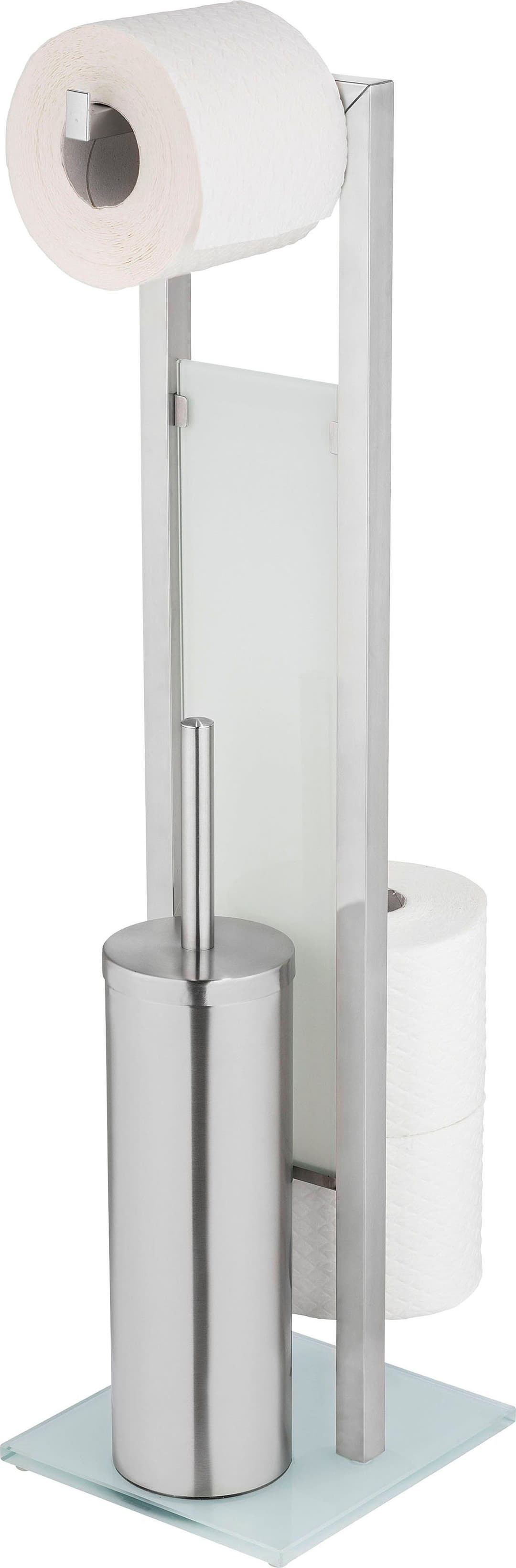 WENKO WC-Garnitur Rivalta | Silber