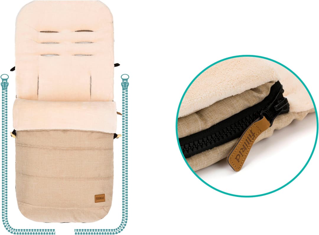 Fillikid Fußsack Lanin | Beige