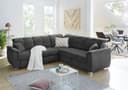 Jockenhöfer Gruppe Ecksofa Udine L-Form | Grau