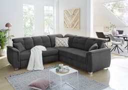 Jockenhöfer Gruppe Ecksofa Udine L-Form | Grau