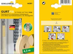 SCHELLENBERG Reparatur-Set Rollladen Gurtfix | Beige