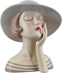 GILDE Dekofigur Figur Lady | Beige
