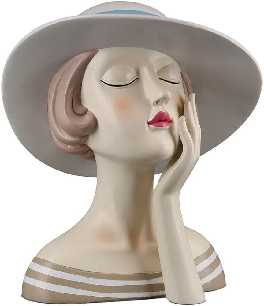 GILDE Dekofigur Figur Lady | Beige