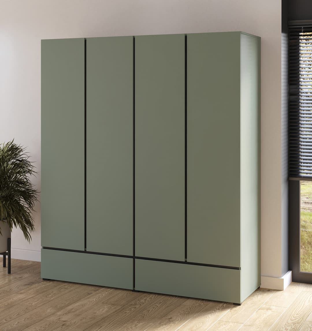 OTTO home Kleiderschrank Cross | Grün