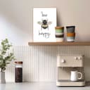 Reinders! Poster Bee Happy | Gelb 2