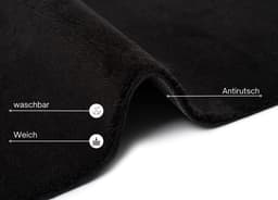 OTTO home Teppich Arabell | Schwarz