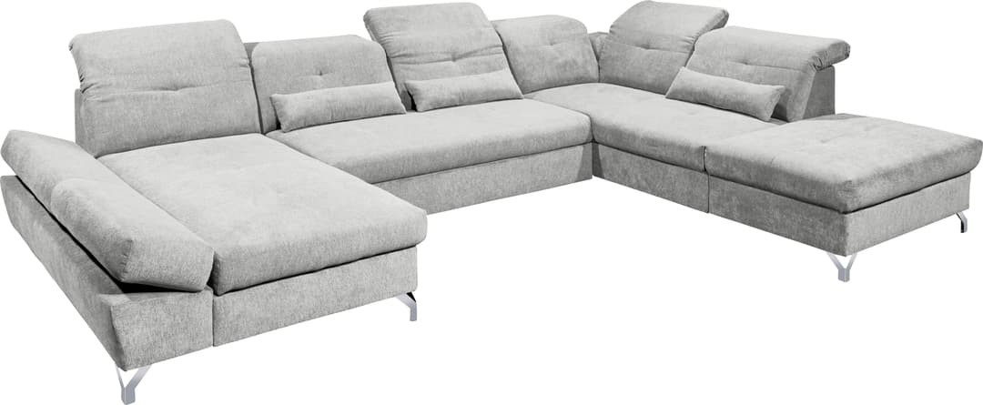 ED EXCITING DESIGN Wohnlandschaft Melfi | Grau