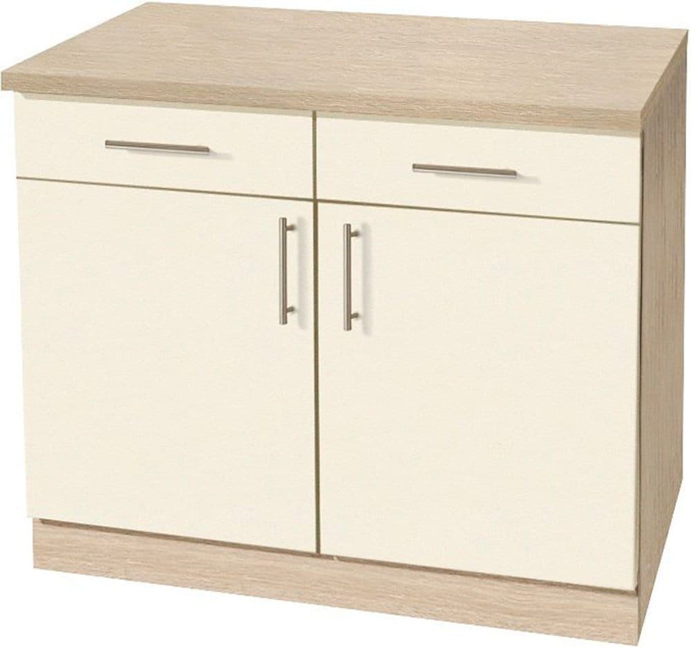 wiho Küchen Unterschrank Kiel | Holztöne