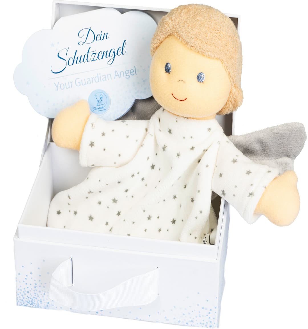 Sterntaler® Schutzengel M Schmusetuch | Weiß