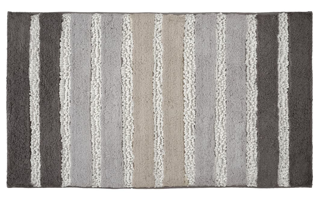 Kleine Wolke Badematte Phoenix | Grau