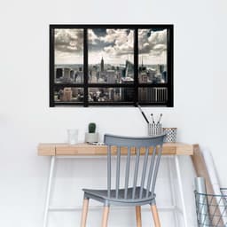 Reinders! Poster New York Fenster | Mehrfarbig
