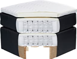 ED EXCITING DESIGN Boxspringbett Palermo | Beige