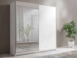 Home affaire Schwebetürenschrank Kleiderschrank Fresno | Weiß