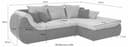 Home affaire Ecksofa Imola | Grau 5