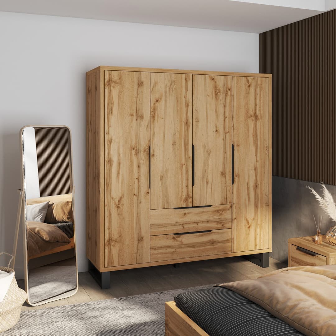 Home affaire Schlafzimmer-Set Bronne | Holztöne