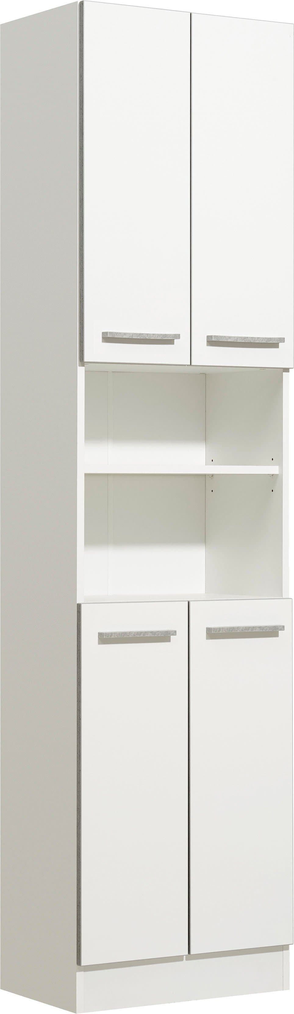 Saphir Hochschrank Quickset 953 | Weiß