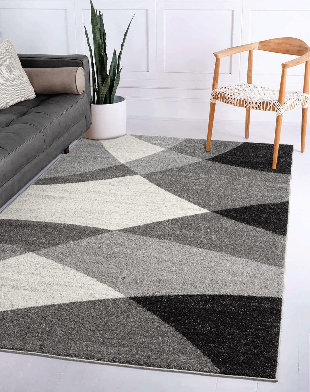 the carpet Teppich Pearl | Grau
