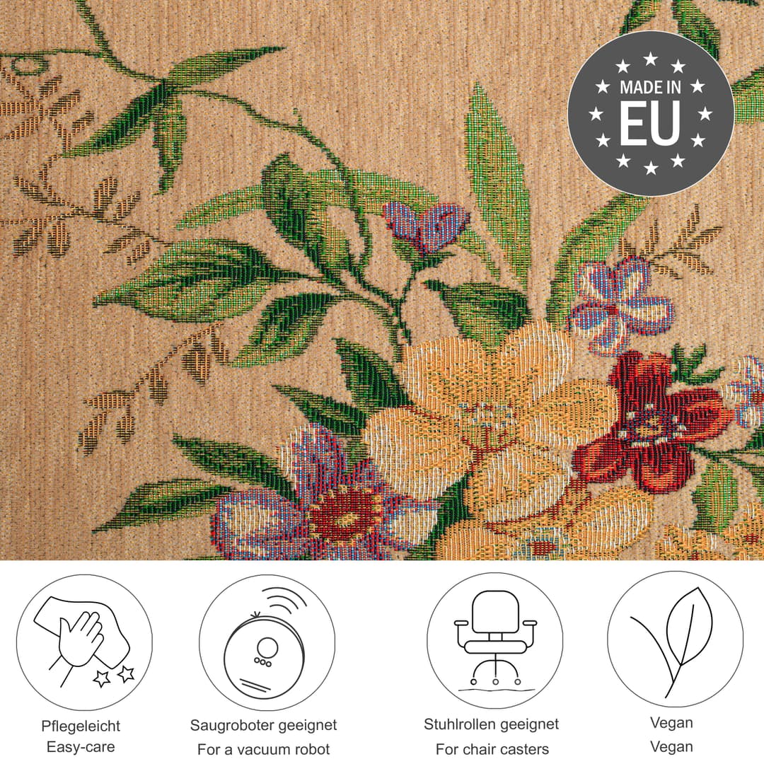 THEKO Teppich Flomi Sagrini | Beige